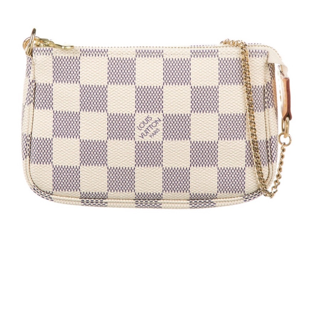 COPY - Louis Vuitton Cream and Gray Checkered Women's Bag
